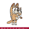 Bingo and her Mum Embroidery, Bluey Embroidery, Embroidery File, cartoon shirt, cartoon design, Digital download..jpg