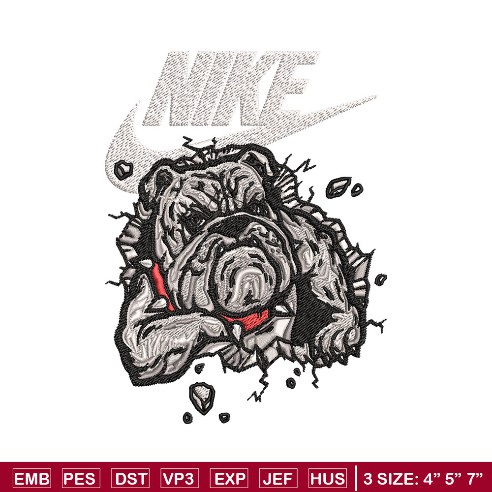 Bitbull dog Nike Embroidery design, Bitbull dog Embroidery, Nike design, Embroidery file, logo shirt, Instant download..jpg