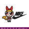 Blossom Nike Embroidery design, Powerpuff Girls cartoon Embroidery, Nike design, Embroidery file, Instant download..jpg