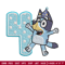 Bluey 4th Birthday Embroidery design, Bluey Cartoon Embroidery, Disney Embroidery, Embroidery File, digital download.jpg