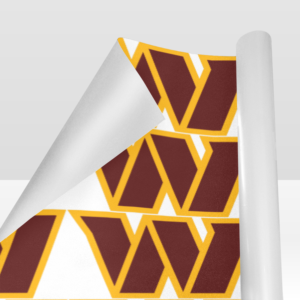 Washington Commanders Gift Wrapping Paper.png