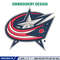 Columbus Blue Jackets logo Embroidery, NHL Embroidery, Sport embroidery, Logo Embroidery, NHL Embroidery design.jpg