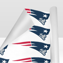 patriots gift wrapping paper 58"x 23" (1 roll)