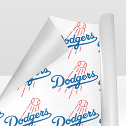 dodgers gift wrapping paper 58"x 23" (1 roll)