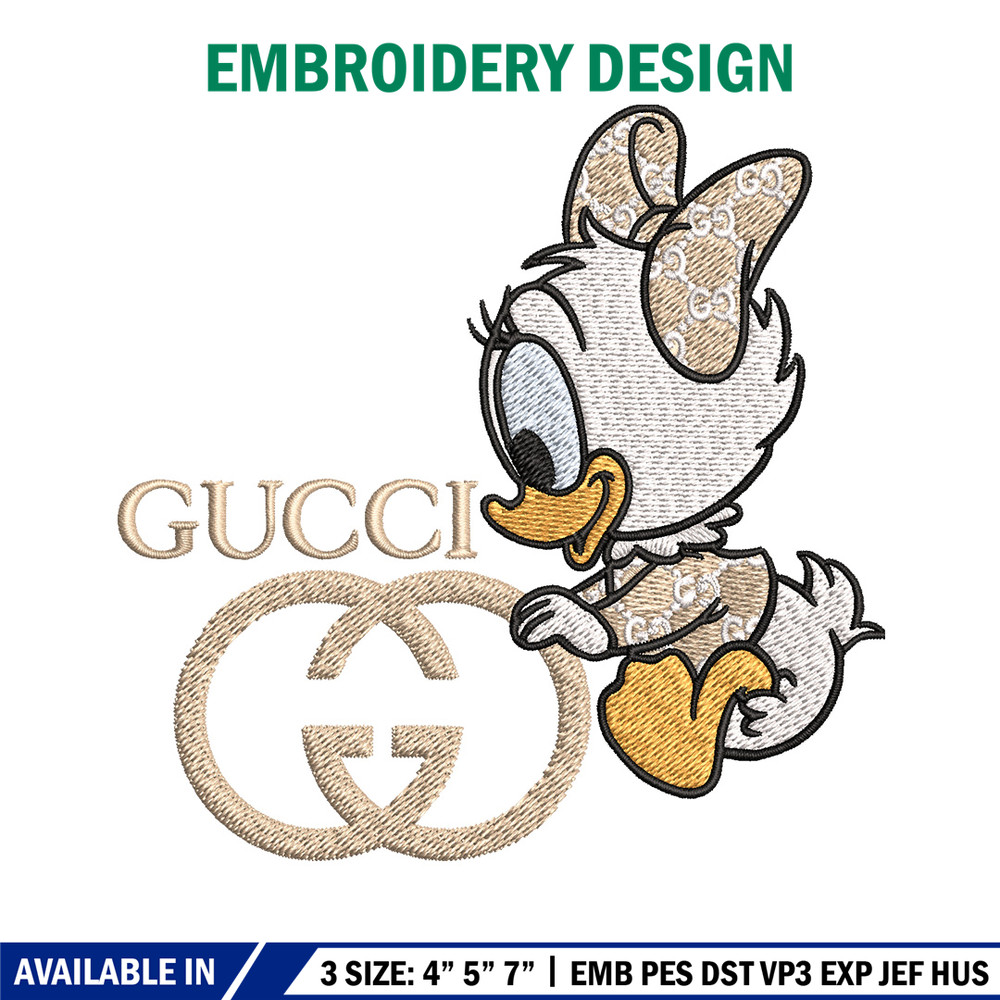 Duck baby Embroidery Design, Gucci Embroidery, Embroidery File, Logo shirt, Sport Embroidery, Digital download.jpg
