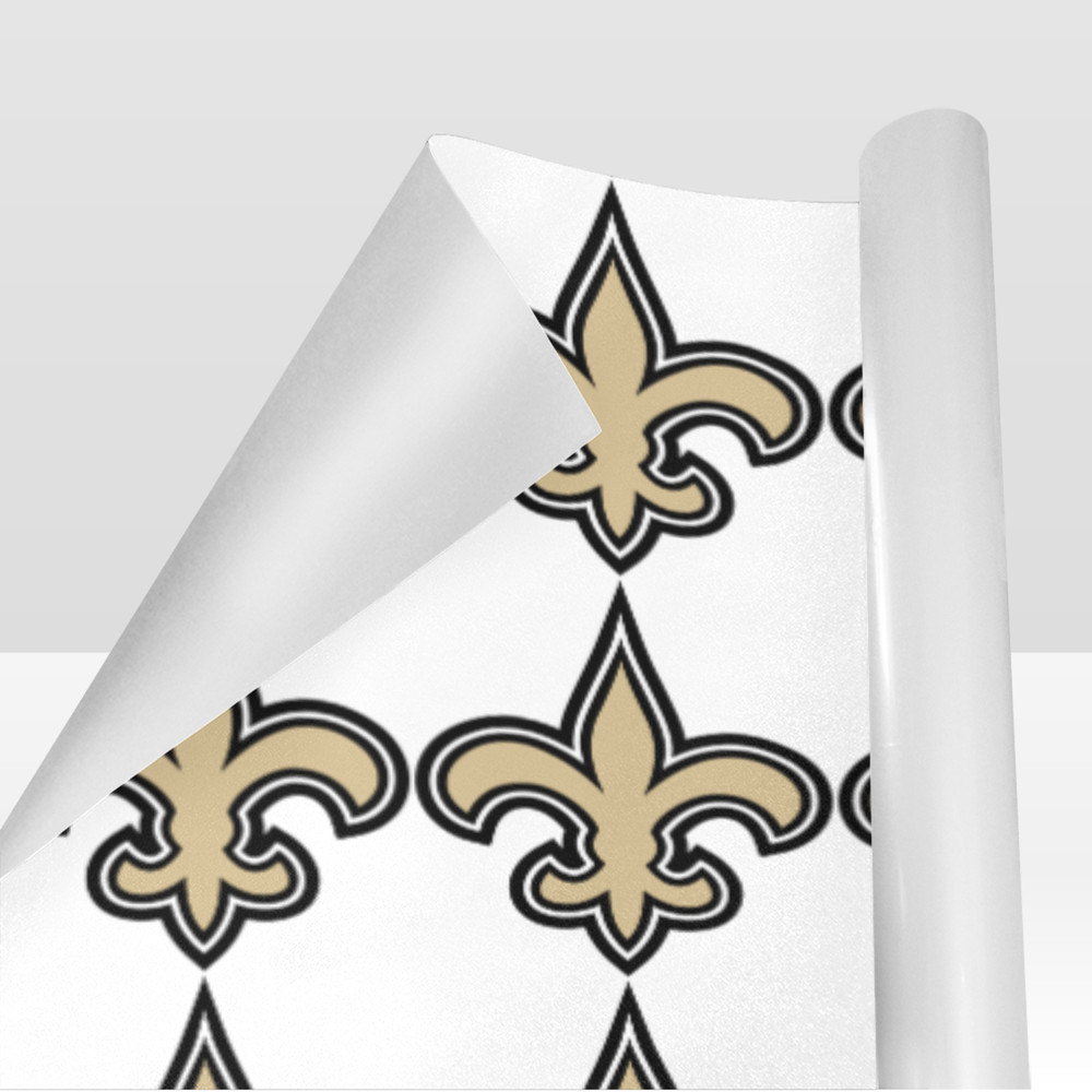 New Orleans Saints Gift Wrapping Paper.png