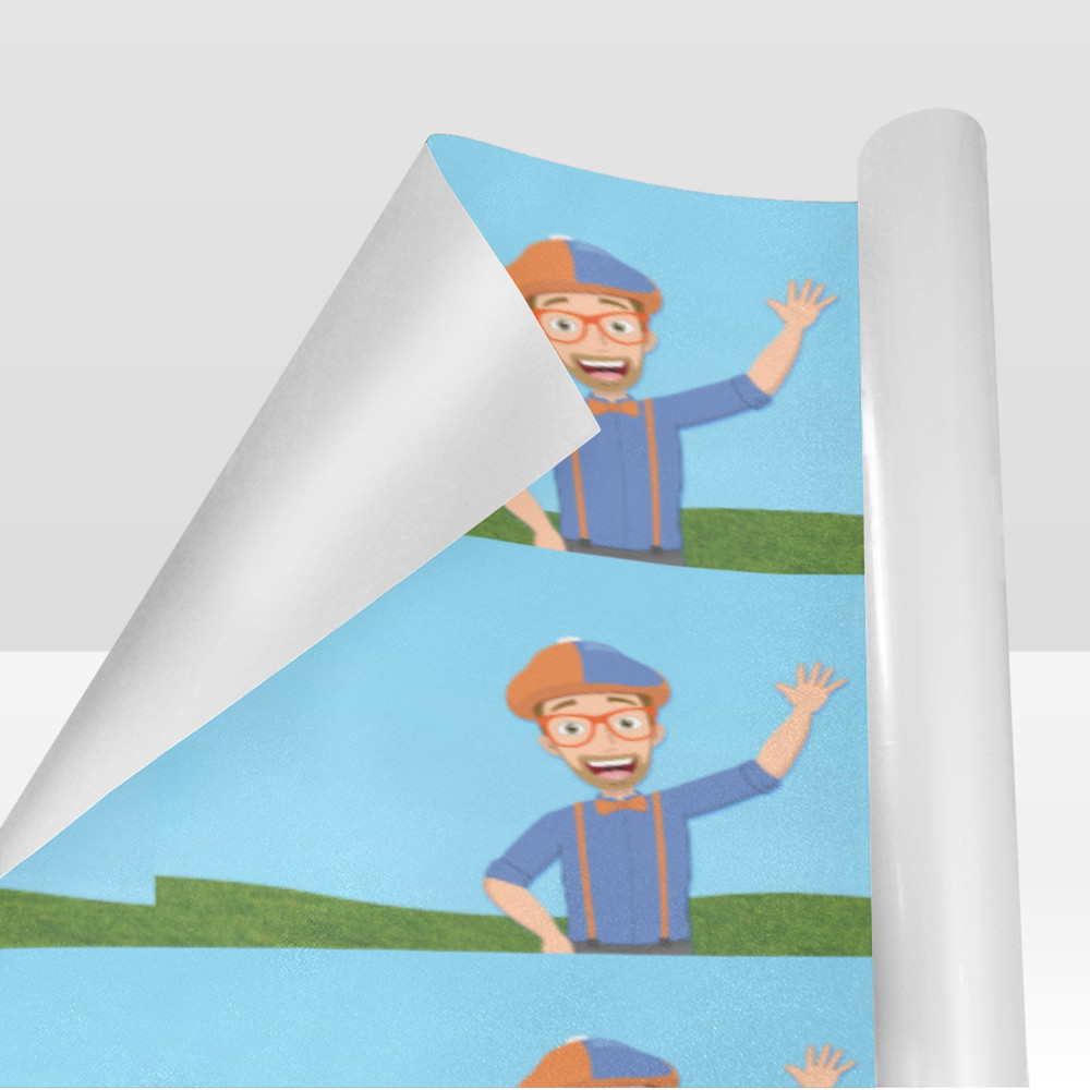 Blippi Gift Wrapping Paper.png