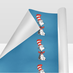 dr seuss gift wrapping paper 58"x 23" (1 roll)