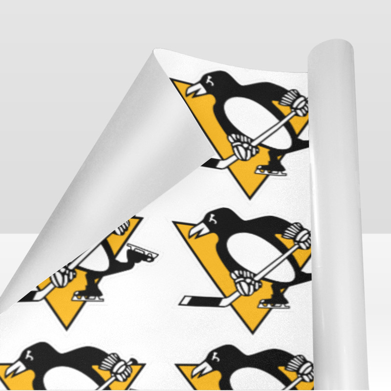 Pittsburgh Penguins Gift Wrapping Paper.png