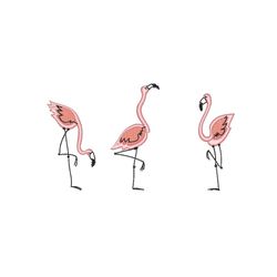 flamingos machine embroidery design, summer embroidery design, 4 sizes, instant download