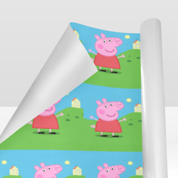peppa pig gift wrapping paper 58"x 23" (1 roll)