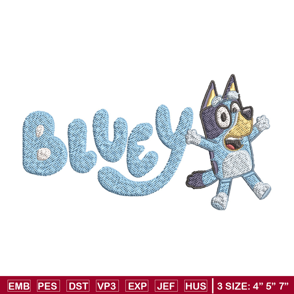 Bluey cartoon Embroidery, Bluey Cartoon Embroidery, cartoon Embroidery, Embroidery File, cartoon shirt, digital download.jpg