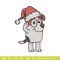 Bluey chrismas hat Embroidery Design, Bluey Embroidery, Embroidery File, Brand Embroidery, Logo shirt, Digital download.jpg