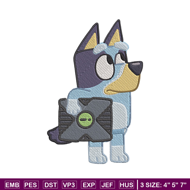 Bluey cartoon Embroidery, Bluey Embroidery, Embroidery File, cartoon design, cartoon shirt, Digital download..jpg