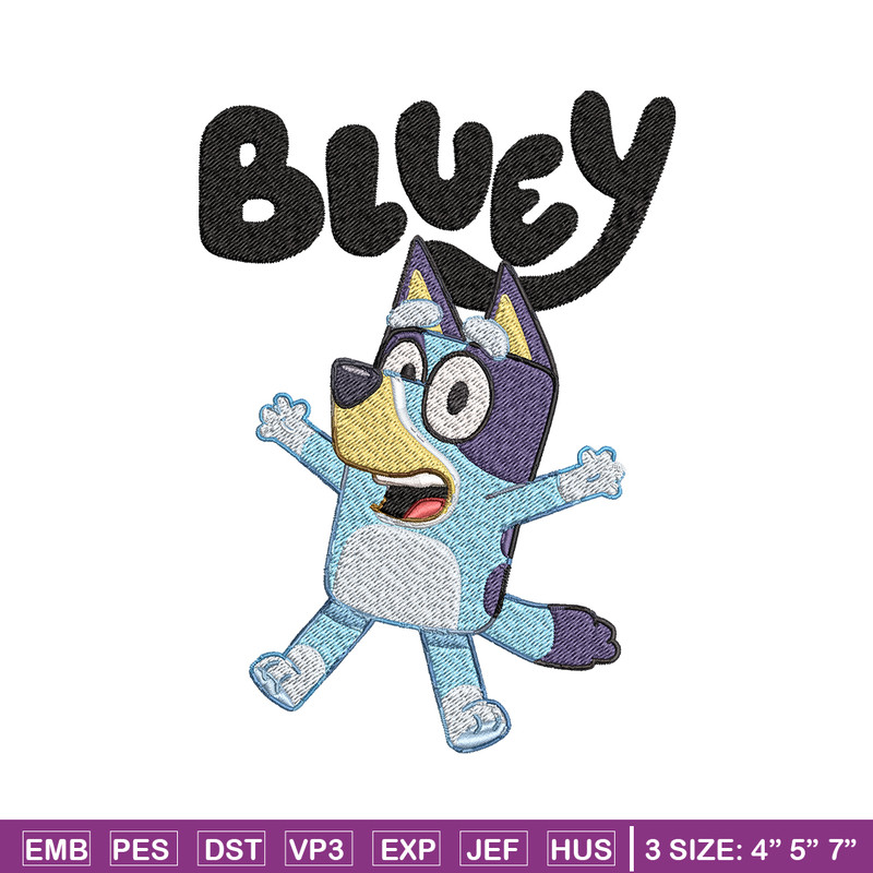 Bluey Embroidery, Bluey Cartoon Embroidery, cartoon Embroidery, cartoon shirt, Embroidery File, digital download..jpg