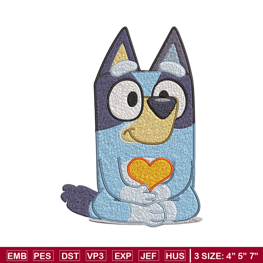 Bluey Embroidery, Bluey Cartoon Embroidery, cartoon Embroidery, Embroidery File, cartoon shirt, digital download..jpg