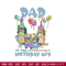 Bluey family Embroidery, Dad of the birthday girl Embroidery, Embroidery File, cartoon design, Digital download..jpg