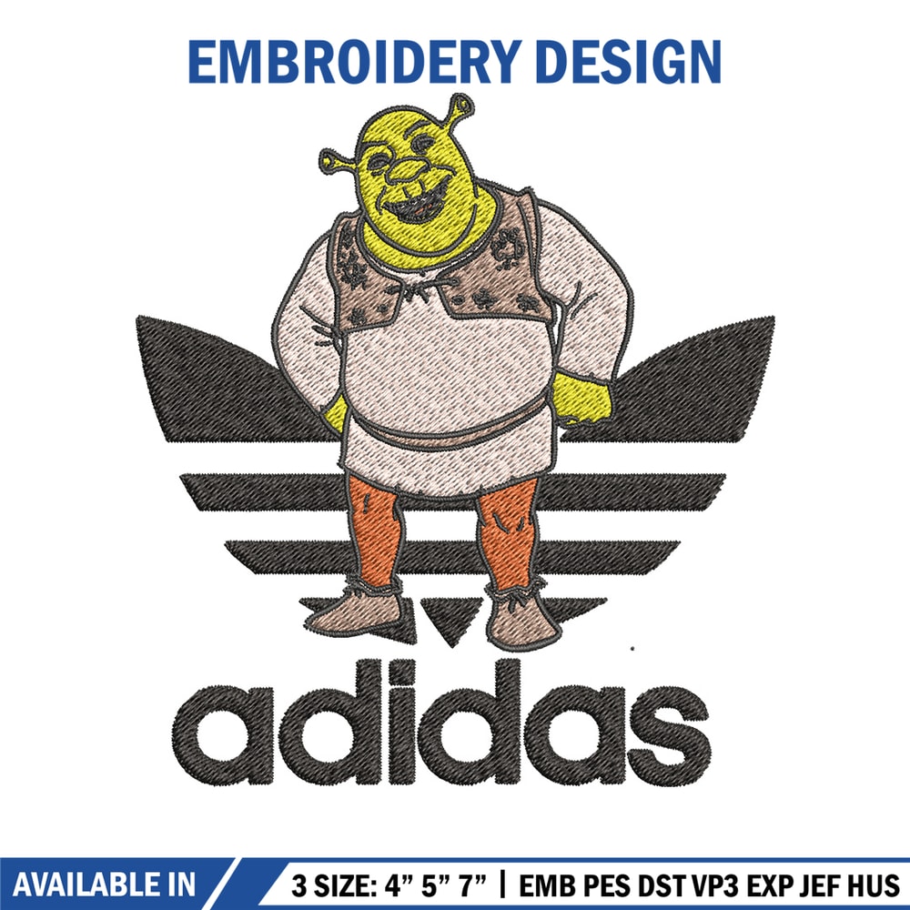 Monster adidas Embroidery Design, Adidas Embroidery, Embroidery File, Brand Embroidery, Logo shirt, Digital download.jpg