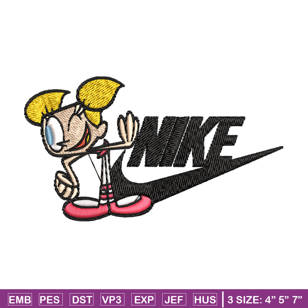 Bubbles cartoon Nike Embroidery design, Bubbles cartoon Embroidery, Nike design, Embroidery file, Instant download..jpg