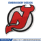 New Jersey Devils logo Embroidery, NHL Embroidery, Sport embroidery, Logo Embroidery, NHL Embroidery design.jpg