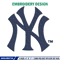 New York Yankees logo Embroidery, MLB Embroidery, Sport embroidery, Logo Embroidery, MLB Embroidery design.jpg