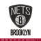Brooklyn Nets Embroidery Design, Logo Embroidery, NBA Embroidery, Embroidery File, Logo shirt, Digital download.jpg