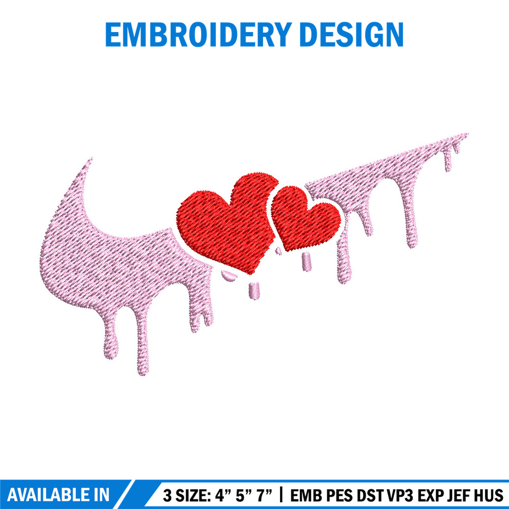 Nike red heart Embroidery Design, Nike Embroidery, Brand Embroidery, Embroidery File, Logo shirt, Digital download.jpg