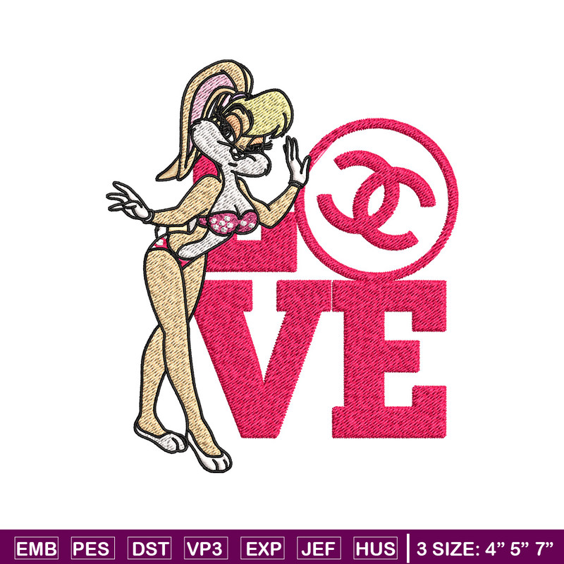 Bunny cartoon gucci Embroidery Design, Gucci Embroidery, Brand Embroidery, Embroidery File, Logo shirt, Digital download.jpg