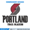 Portland Trail Blazers logo Embroidery, NBA Embroidery, Sport embroidery, Logo Embroidery, NBA Embroidery design.jpg