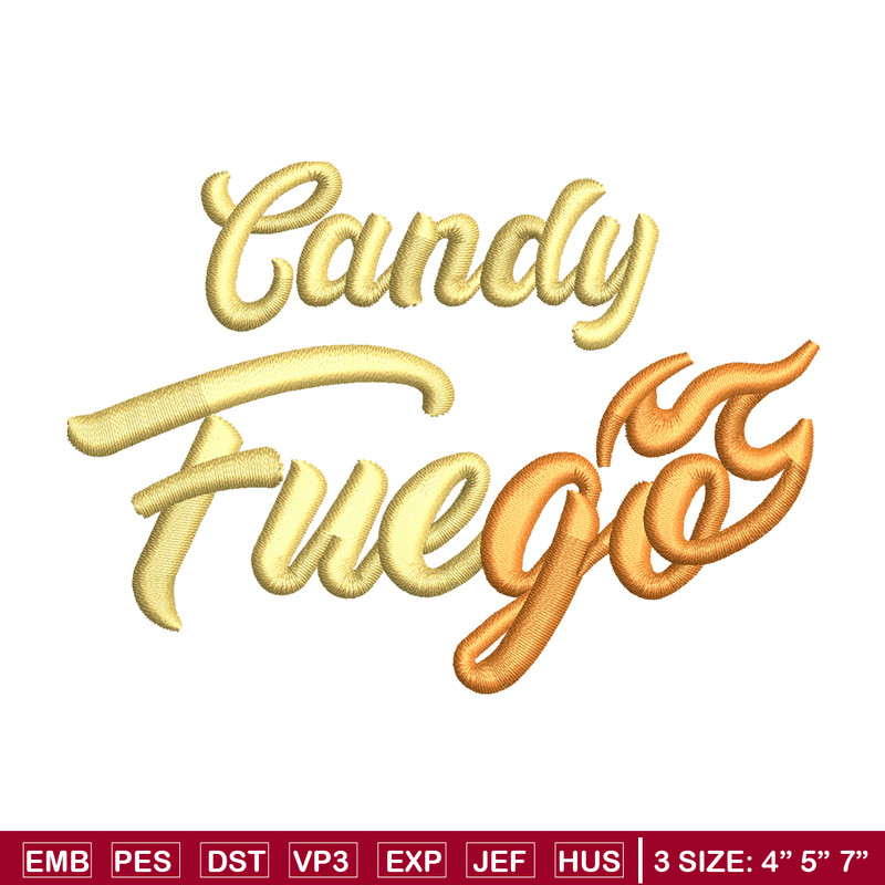 Candy fuego logo embroidery design, logo embroidery, logo design, embroidery file, logo shirt, Digital download..jpg