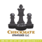 Checkmate Logo embroidery design, Checkmate Logo embroidery, embroidery file, logo design, logo shirt, Digital download.jpg