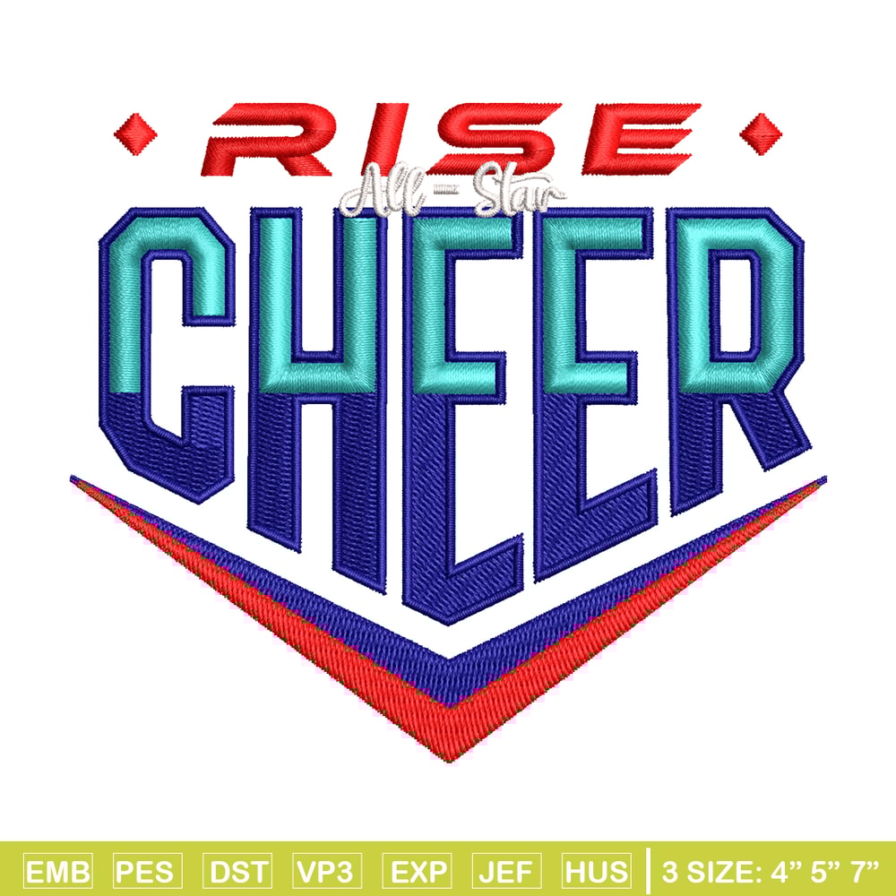 Cheer rise Logo embroidery design, Cheer rise Logo embroidery, embroidery file, logo design, Digital download..jpg