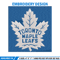 Toronto Maple logo Embroidery, NHL Embroidery, Sport embroidery, Logo Embroidery, NHL Embroidery design.jpg