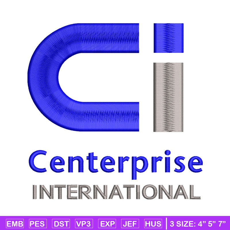 Centerprise International embroidery design, logo embroidery, embroidery file, logo design, logo shirt, Digital download.jpg