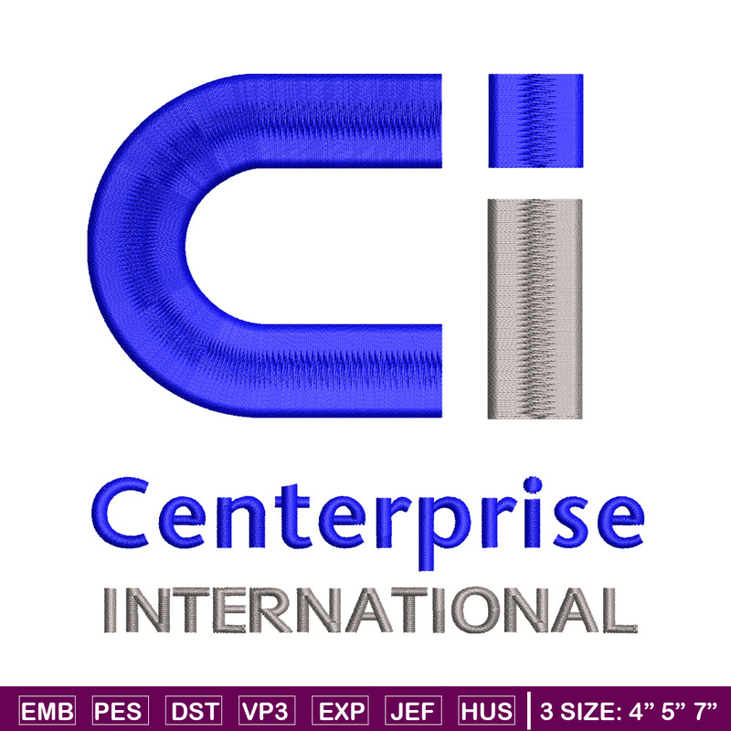 Centerprise International embroidery design, logo embroidery, embroidery file, logo design, logo shirt, Digital download.jpg
