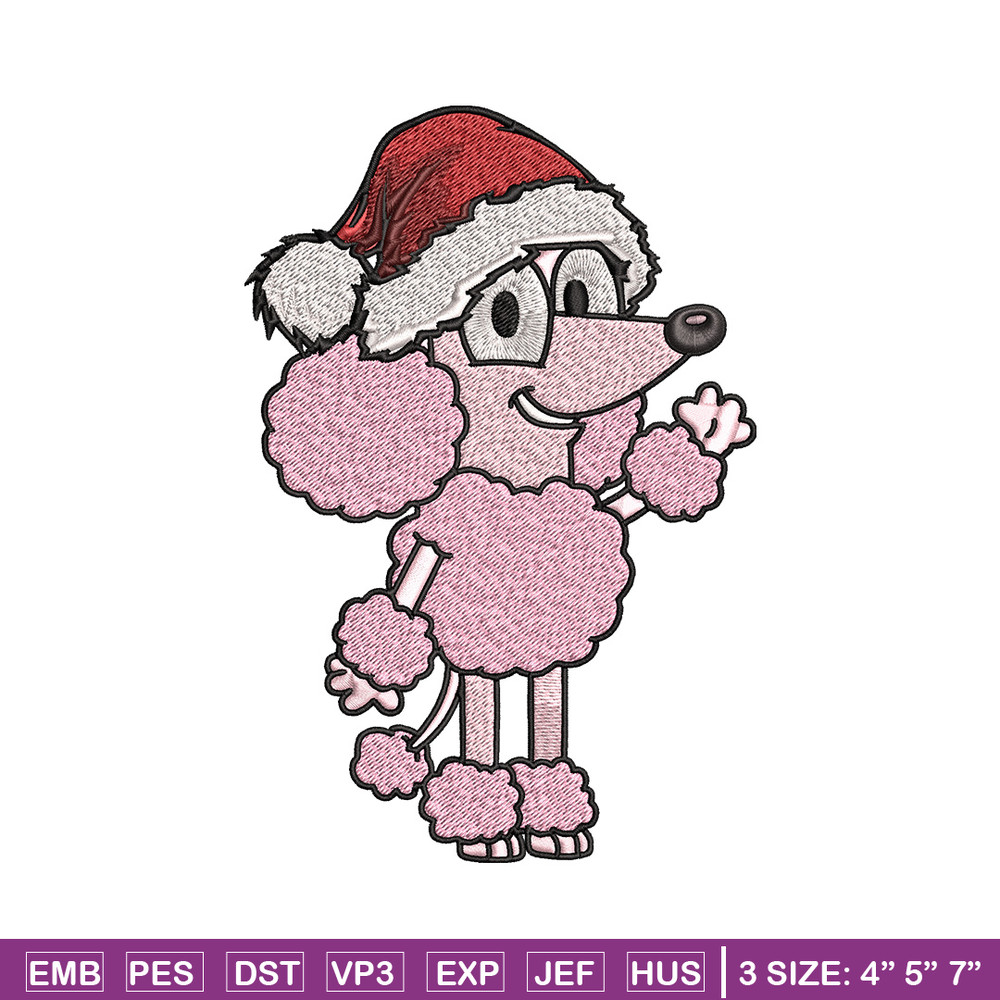 Coco chrismas hat Embroidery Design, Bluey Embroidery, Embroidery File, Brand Embroidery, Logo shirt, Digital download.jpg
