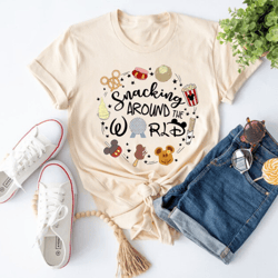 drinking around the world epcot tour shirt disney world tour sweatshirt, world traveler shirt, snacking around the world