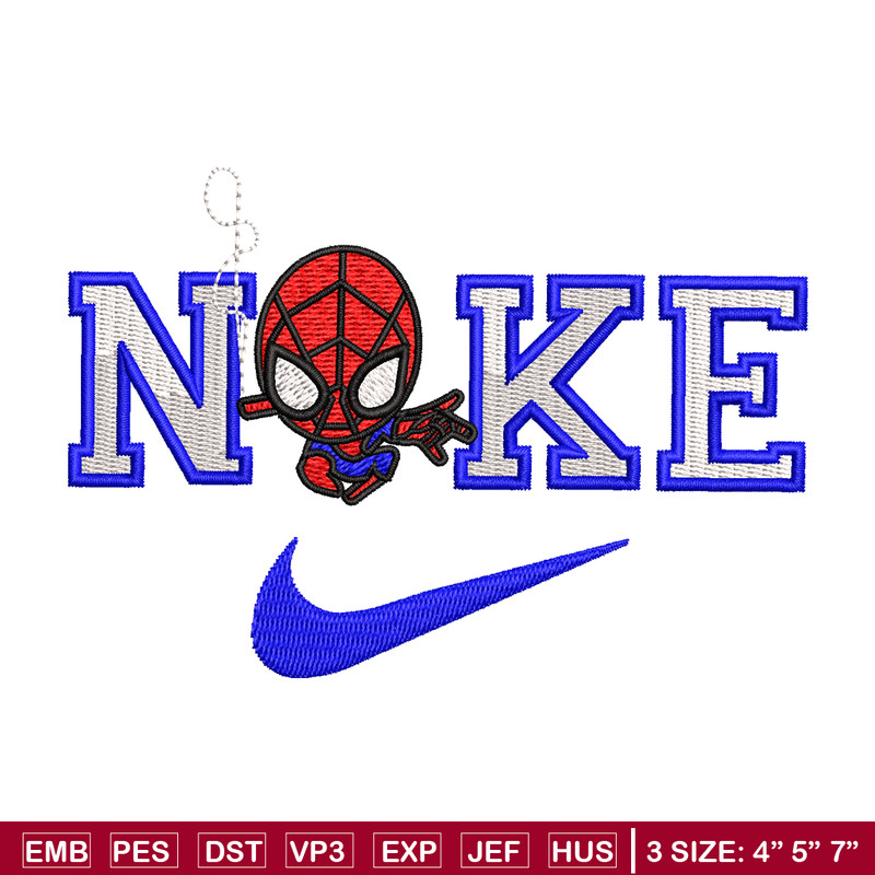 Chibi Spiderman embroidery design, Chibi Spiderman embroidery, logo design, embroidery file, Digital download..jpg