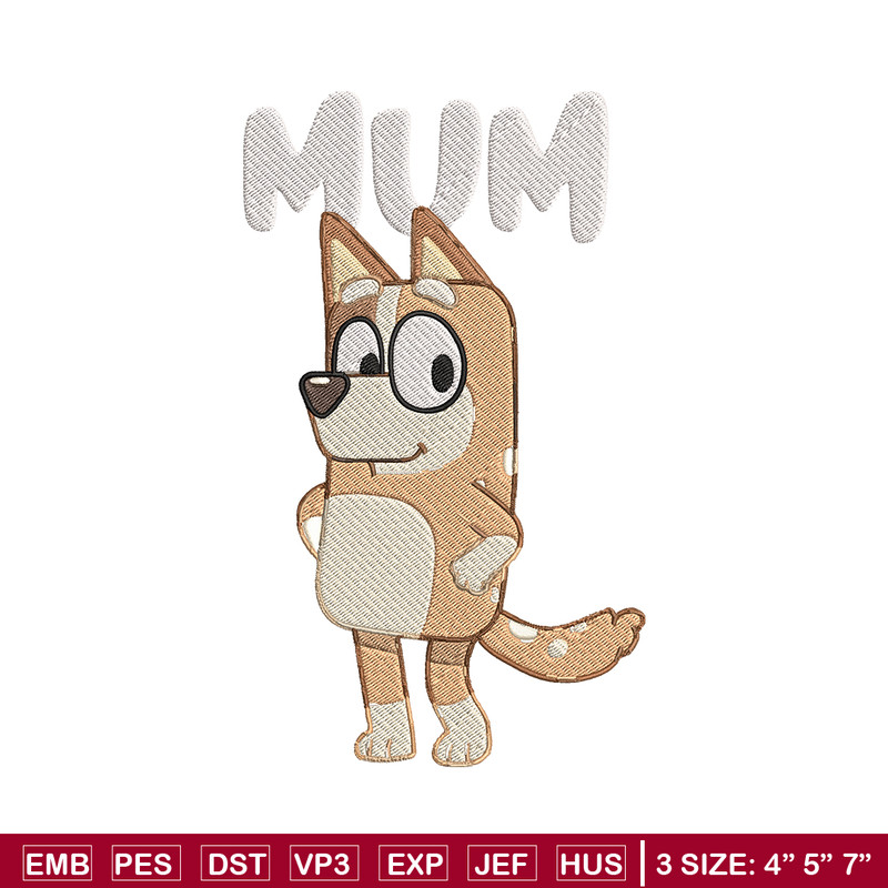 Chilli Heeler Embroidery, Bluey Cartoon Embroidery, cartoon Embroidery, Embroidery File, cartoon shirt, digital download.jpg