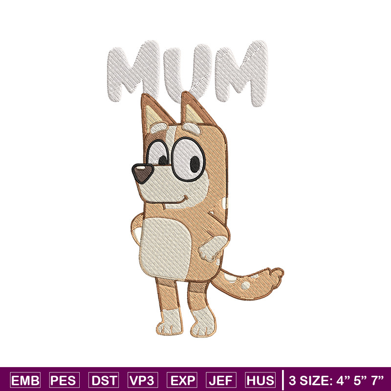 Chilli Heeler Embroidery, Bluey Cartoon Embroidery, cartoon Embroidery, Embroidery File, cartoon shirt, digital download.jpg