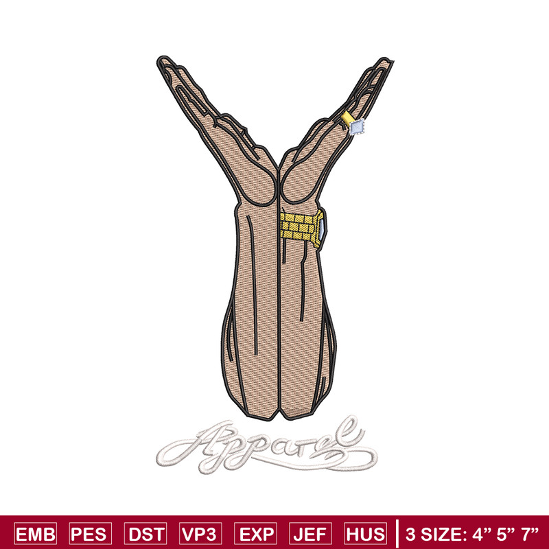 Clap embroidery design, Clap embroidery, logo design, Logo shirt, embroidery file, Digital download.jpg