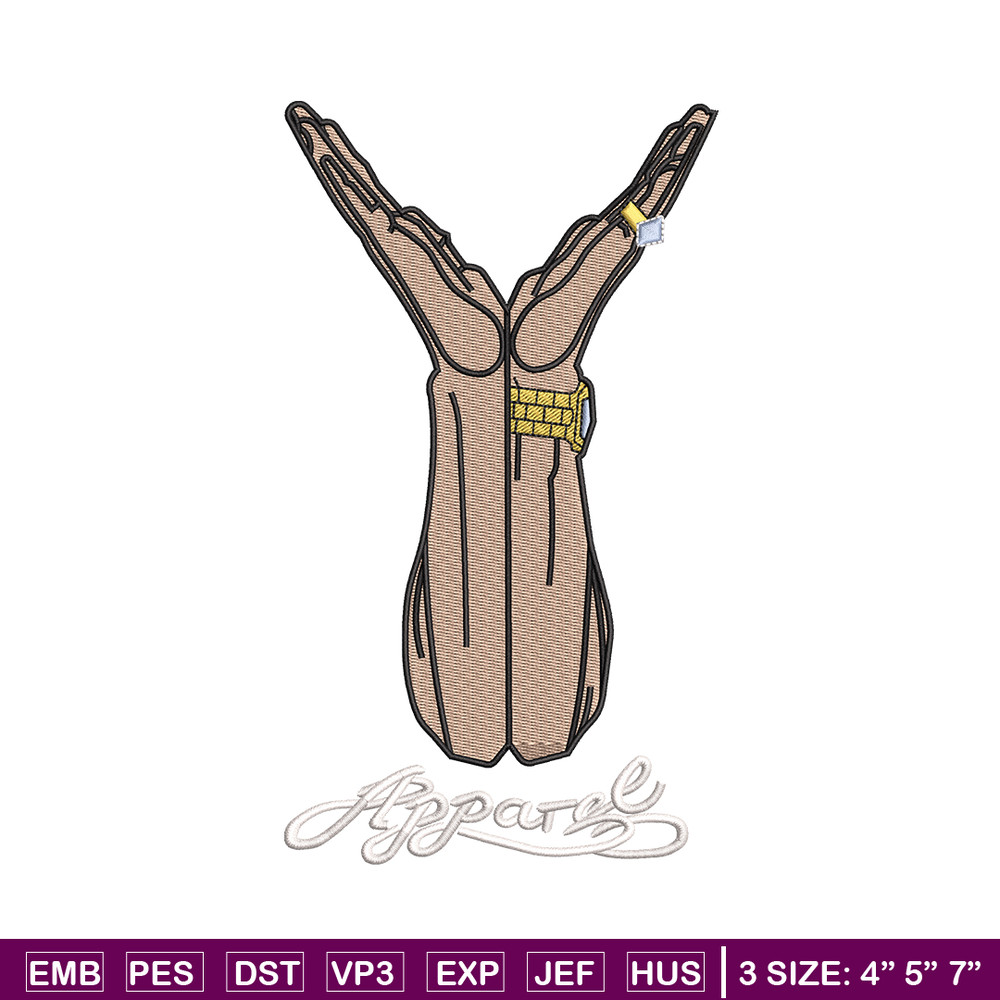 Clap embroidery design, Clap embroidery, logo design, Logo shirt, embroidery file, Digital download.jpg