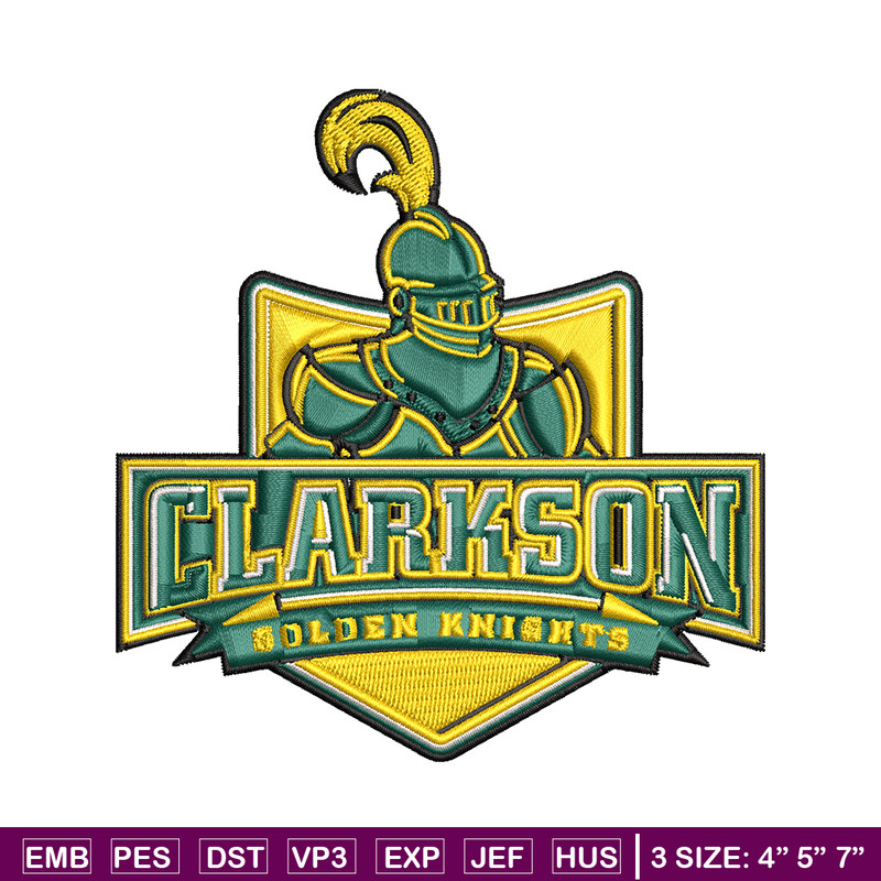 Clarkson Golden Knights embroidery design, Clarkson Golden Knights embroidery, Sport embroidery, NCAA embroidery..jpg