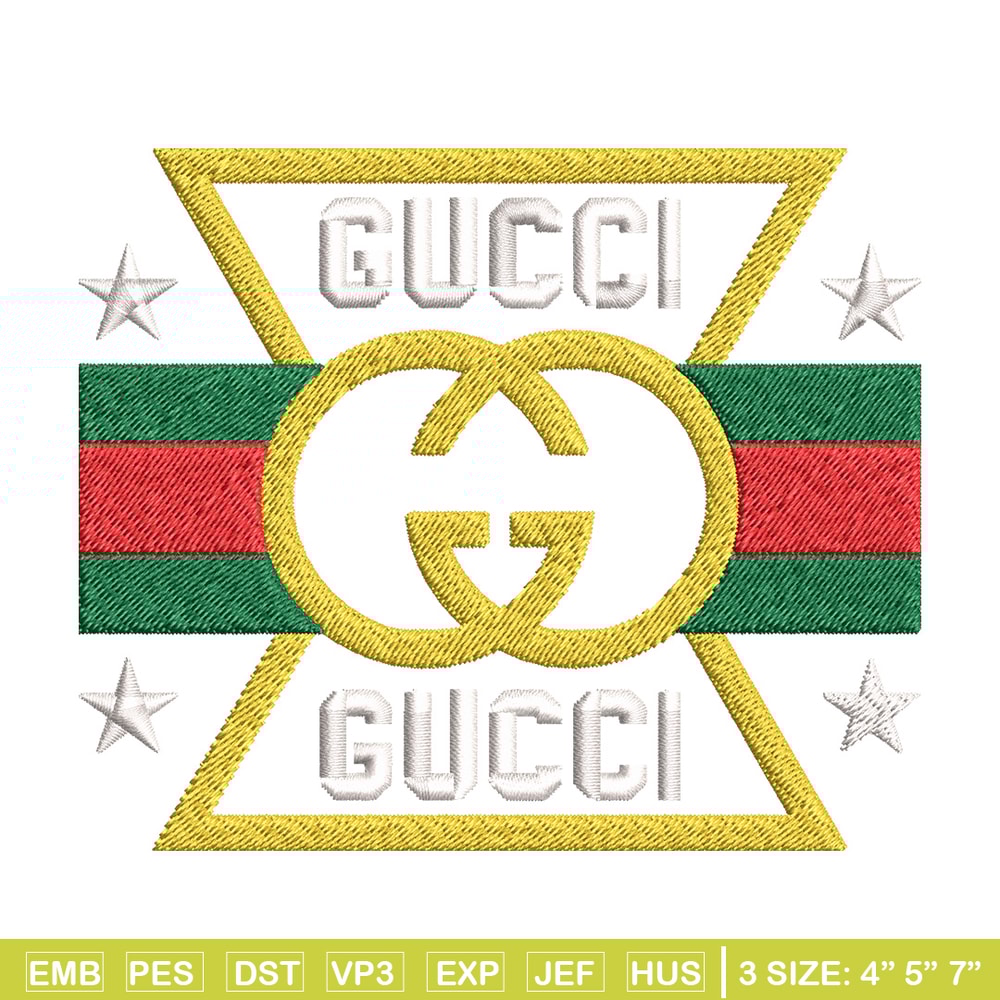 Design gucci Embroidery Design, Gucci Embroidery, Brand Embroidery, Logo shirt, Embroidery File, Digital download.jpg