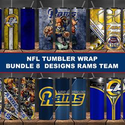 Rams Tumbler Wrap , Football Tumbler Png ,Nfl Tumbler Wrap 24