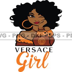 versace girl svg, fashion brand logo 240
