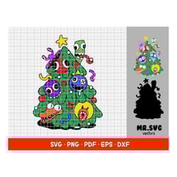 rainbow friends svg, christmas svg, rainbow friends png, sublimation, transfer, digital download, vector illustration