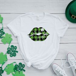 lucky kiss shirt png, st patricks day shirt png, irish shirt pngs, lucky lip shirt png, irish kiss shirt png, shamrock s