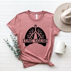 lung squad shirt png, lungs anatomy shirt png, medical student shirt png, pulmonologist, nursing student, cystic fibrosi