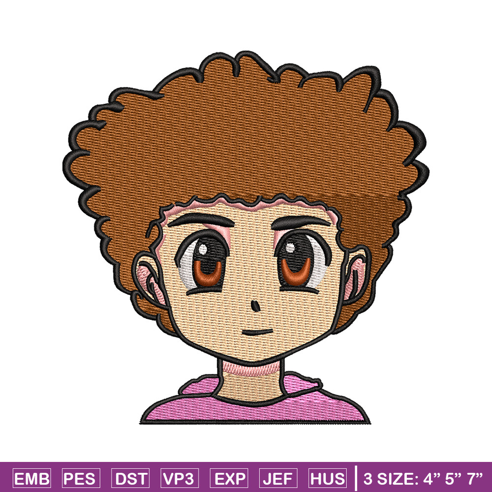 Girl cartoon embroidery design, Girl cartoon embroidery, logo design, embroidery file, cartoon shirt, Digital download..jpg